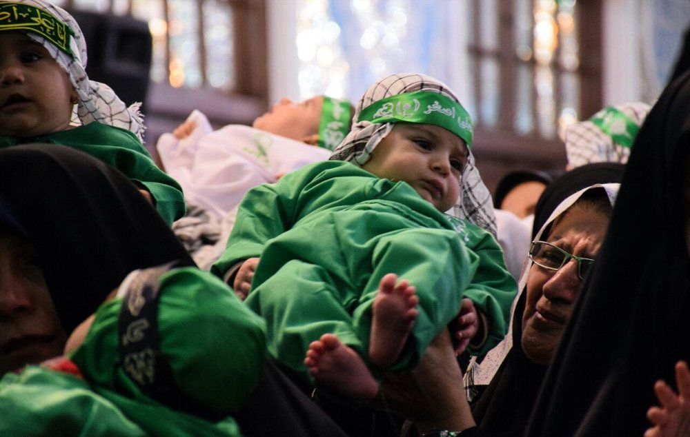 تصاویر : مراسم شیرخوارگان حسینی