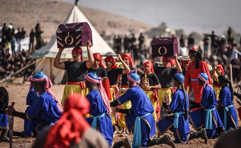 تصاویر : بزرگترین تعزیه میدانی کشور