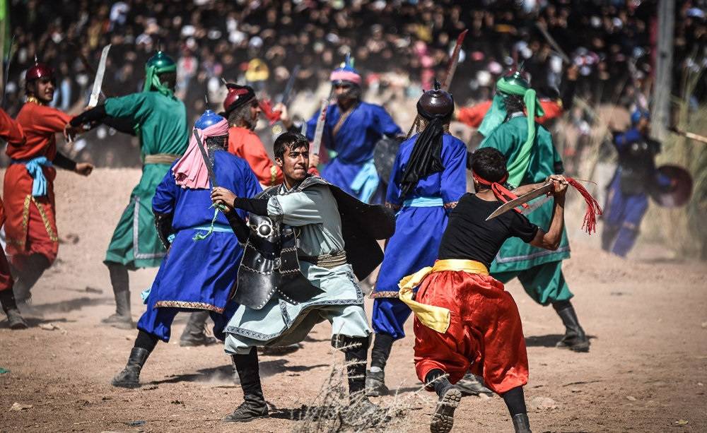 تصاویر : بزرگترین تعزیه میدانی کشور