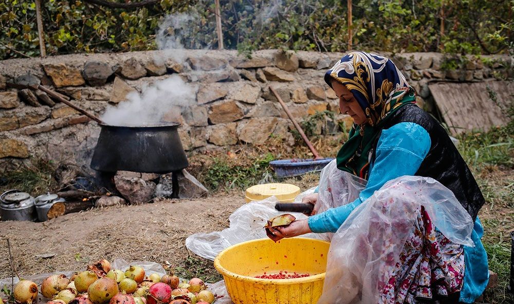 تصاویر : جشن انار در روستای انبوه