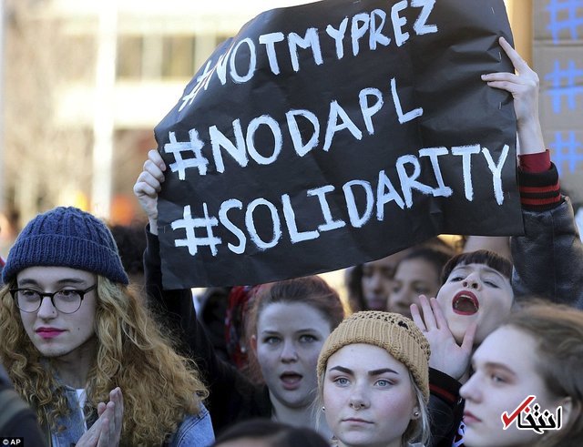 آمریکا آرام نمیشود؛ سومین شب تظاهرات علیه ترامپ آمریکا آرام نمیشود؛ سومین شب تظاهرات علیه ترامپ