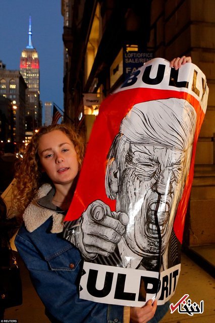 آمریکا آرام نمیشود؛ سومین شب تظاهرات علیه ترامپ آمریکا آرام نمیشود؛ سومین شب تظاهرات علیه ترامپ