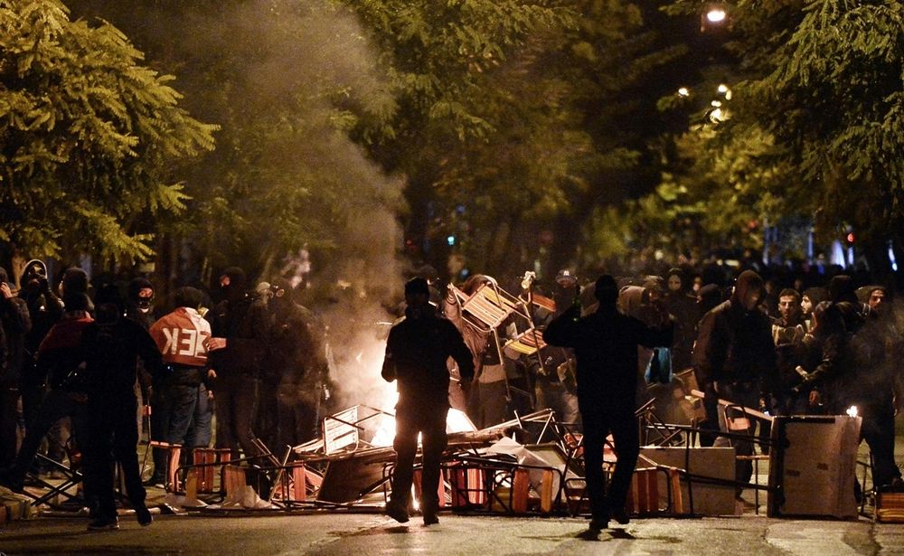 تصاویر : تظاهرات مردم یونان علیه اوباما