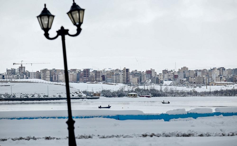 تصاویر : بارش نخستین برف پاییزی در اردبیل