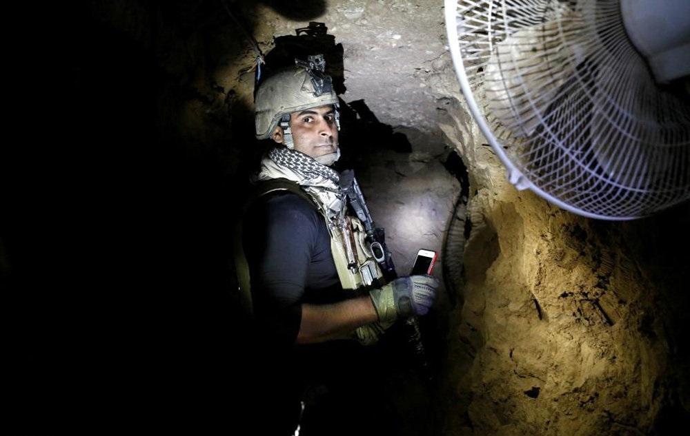تصاویر : تونل های فرار داعش از موصل