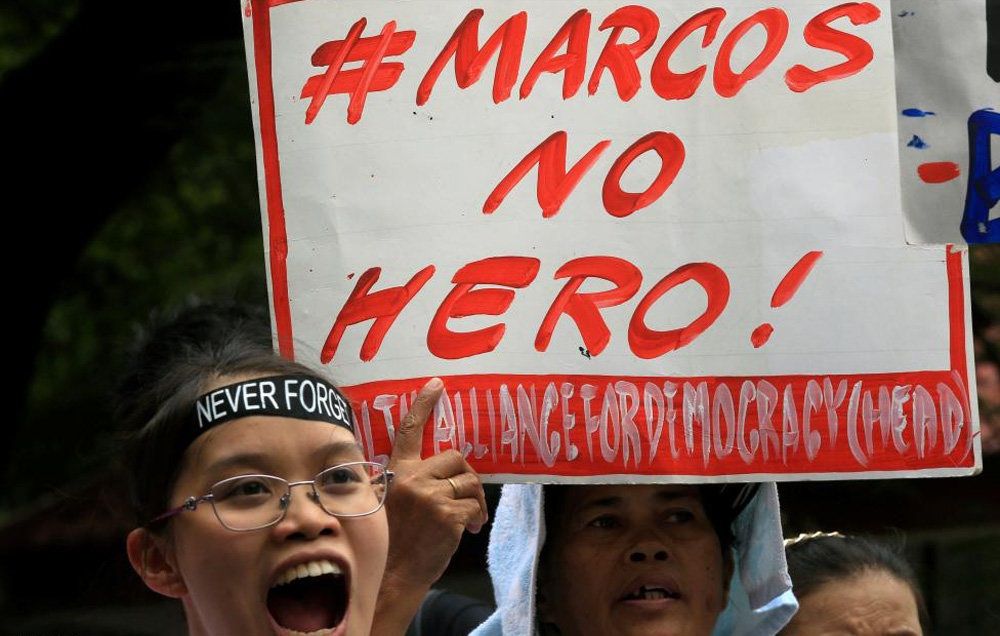 تصاویر : خاکسپاری دیکتاتور سابق فیلیپین‎