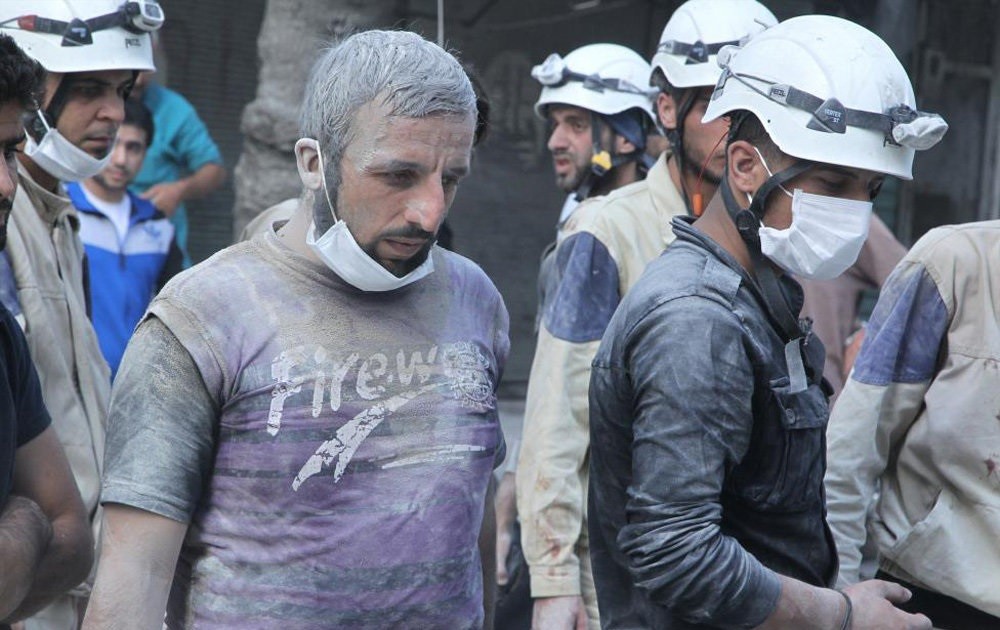 تصاویر : کلاه سفیدها در جنگ سوریه‎