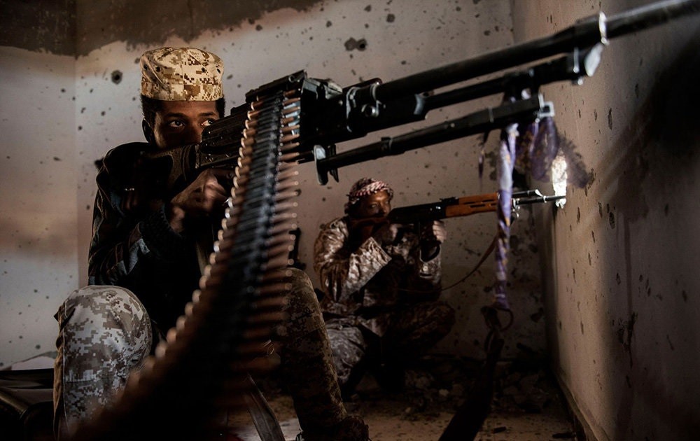 تصاویر : آزادسازی سرت از دست داعش‎