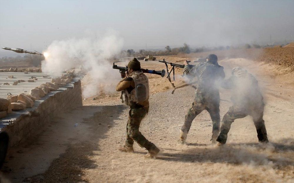 تصاویر : خط مقدم جنگ با داعش در موصل