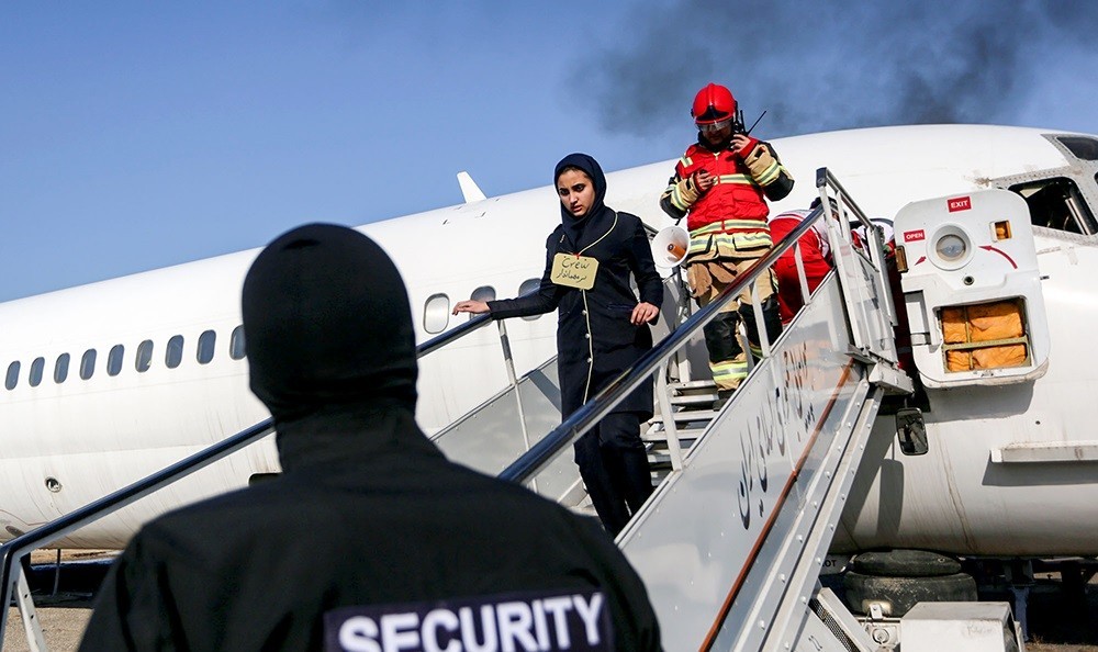 تصاویر : مانور امداد و نجات در فرودگاه مشهد