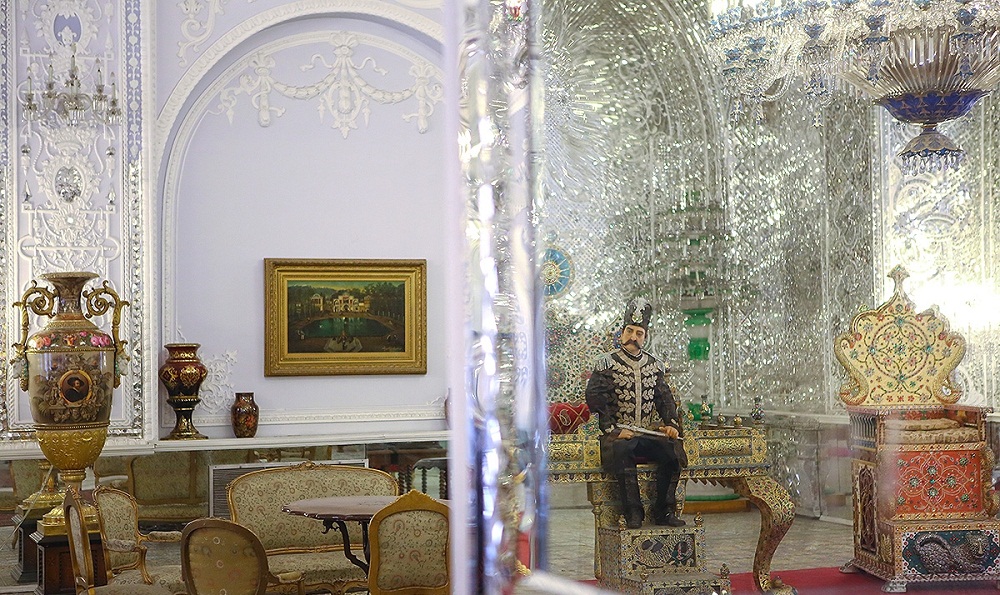 تصاویر : بازید نوروزی توریست ها از کاخ گلستان