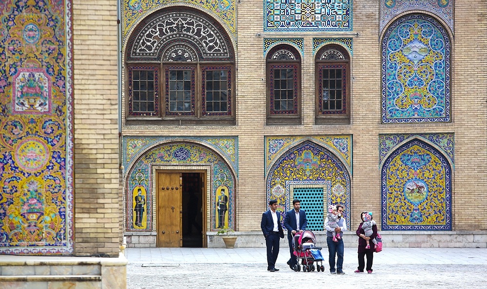 تصاویر : بازید نوروزی توریست ها از کاخ گلستان