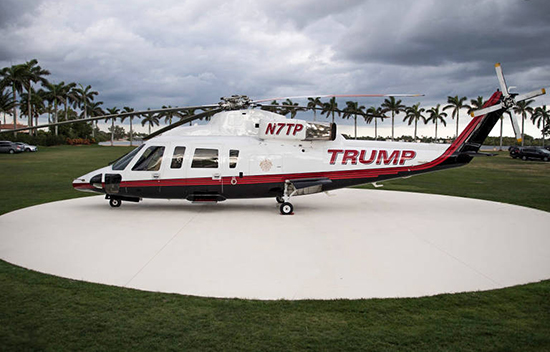 عکس/هلی کوپتر شخصی ترامپ که خودش حق سوار شدنش را ندارد عکس/هلی کوپتر شخصی ترامپ که خودش حق سوار شدنش را ندارد