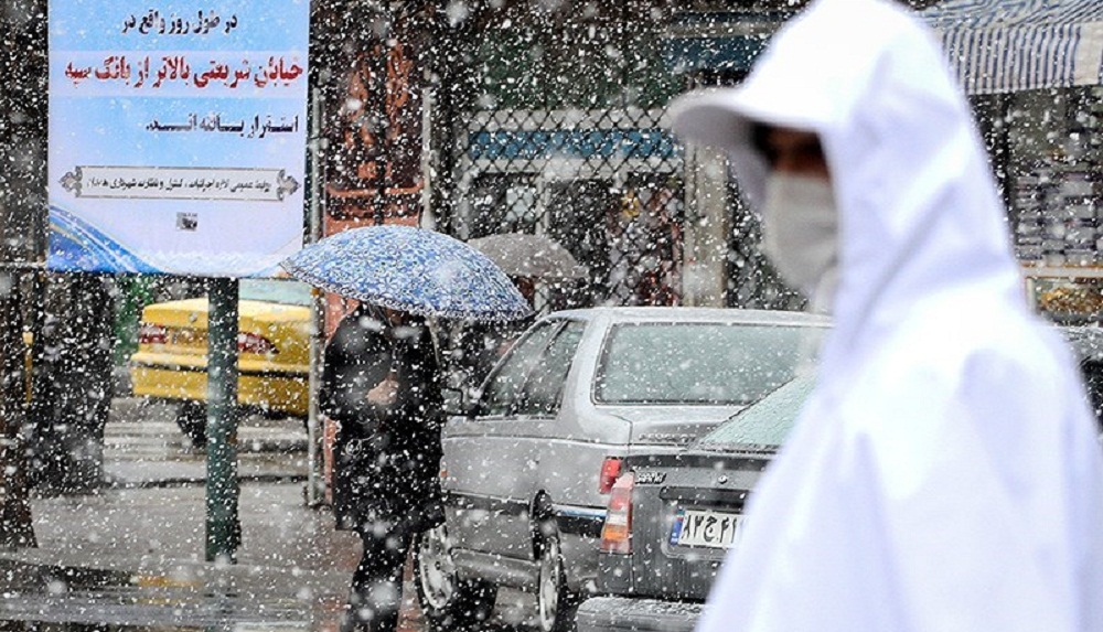 تصاویر : بارش برف در سومین روز از بهار- همدان