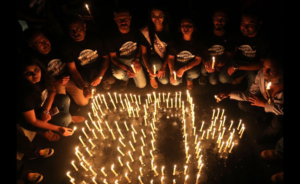 تصاویر : ساعت زمین در نقاط مختلف جهان‎