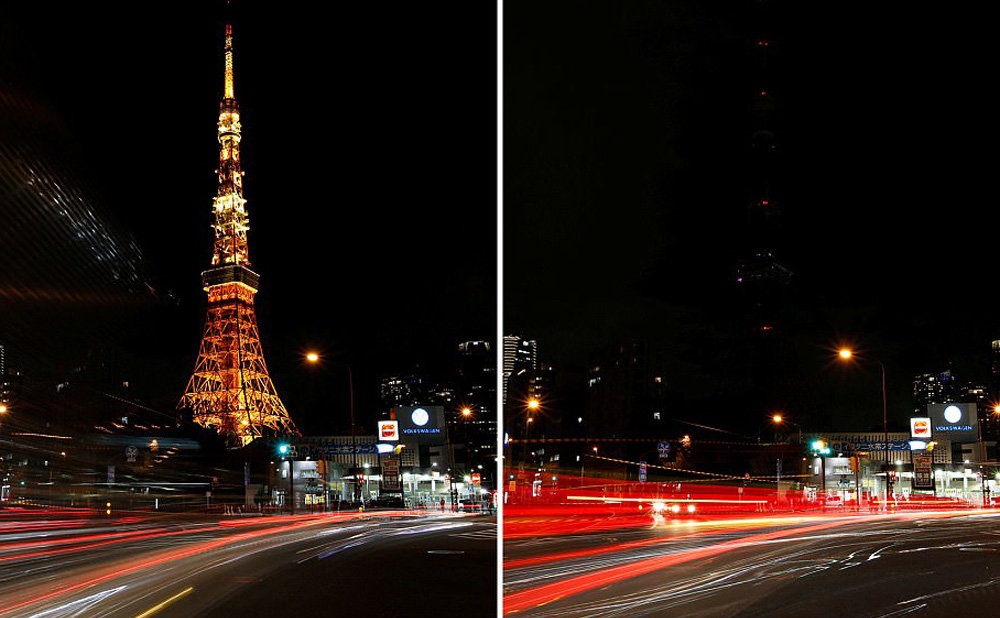 تصاویر : ساعت زمین در نقاط مختلف جهان‎