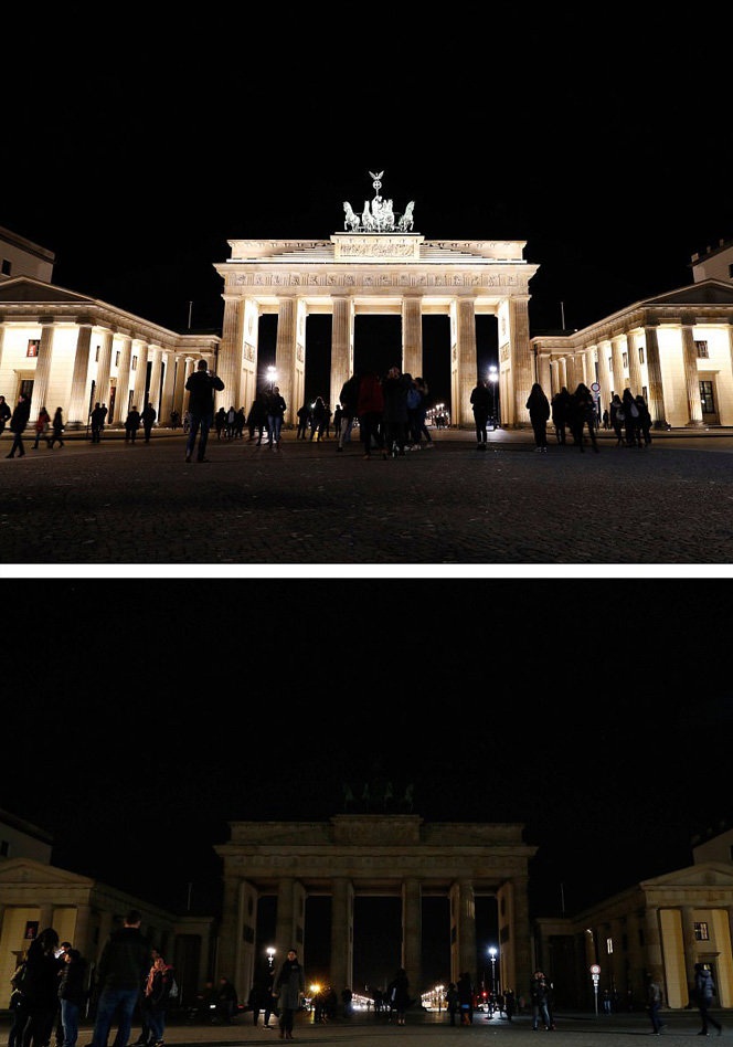 تصاویر : ساعت زمین در نقاط مختلف جهان‎