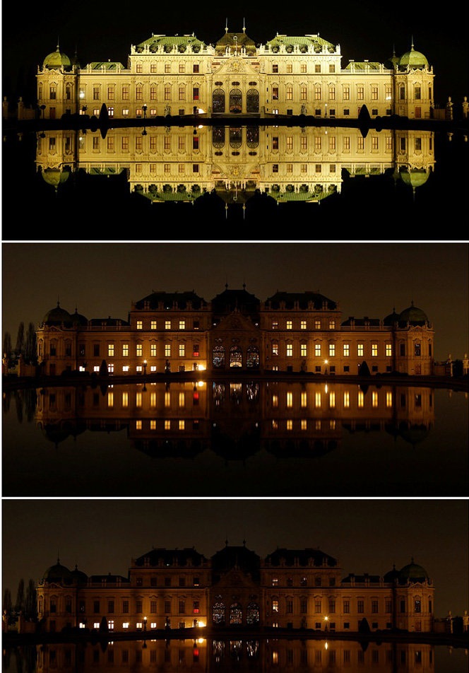 تصاویر : ساعت زمین در نقاط مختلف جهان‎