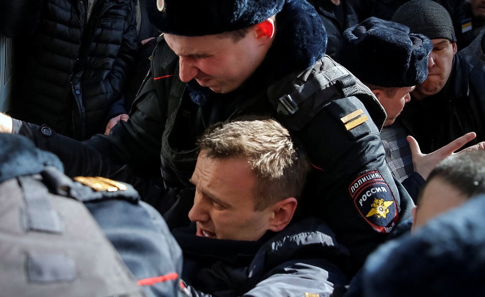 تصاویر : تظاهرات ضد دولتی در روسیه ‎