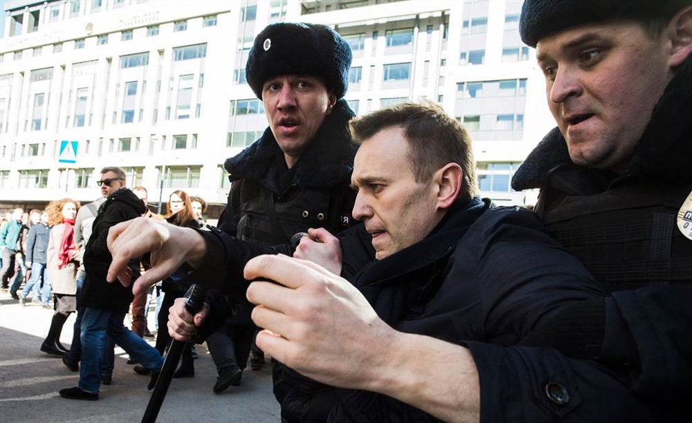 تصاویر : تظاهرات ضد دولتی در روسیه ‎