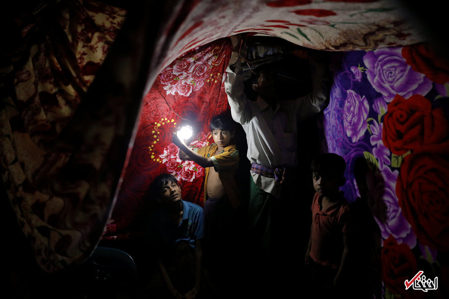 تصاویر : جشن ازدواج صدام حسین در اردوگاه آوارگان روهینگیا