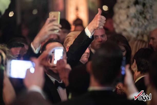 تصاویر : جشن شب سال نو ترامپ برای مقامات عالی‌رتبه آمریکا