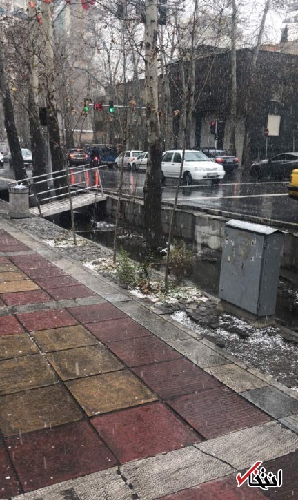 بارش اولین برف زمستانی در تهران؛ باز هم رحمت الهی، آلودگی شهر را کنار زد