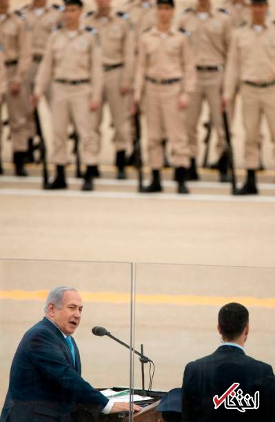 تصاویر : تهدید ایران توسط نتانیاهو در مراسم فارغ‌التحصیلی خلبان‌های جدید