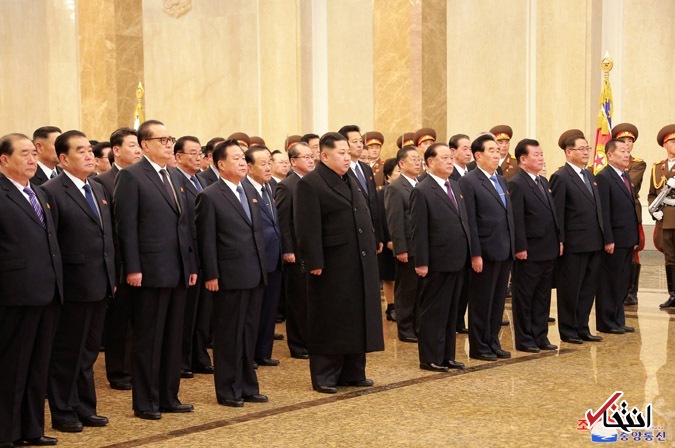 تصاویر : جشن تولد رهبر پیشین کره شمالی با حضور کیم جونگ اون