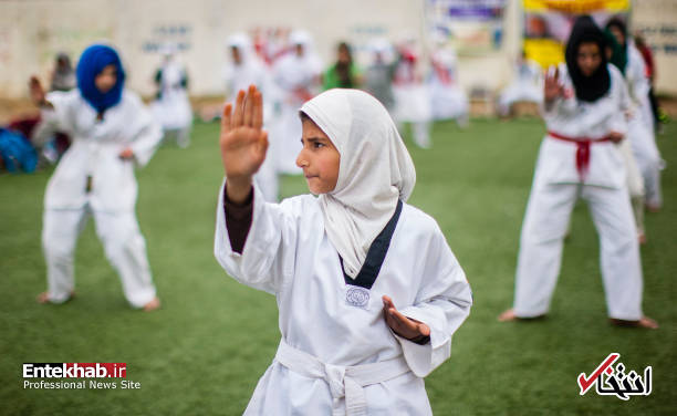 تصاویر : آموزش دفاع شخصی به دختران مسلمان کشمیر