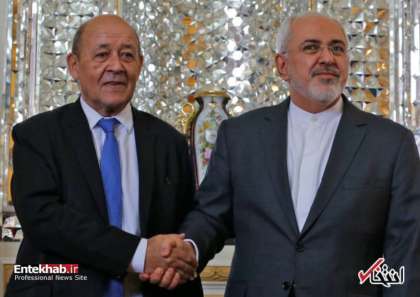 تصاویر : دیدار وزیر خارجه فرانسه با دکتر ظریف