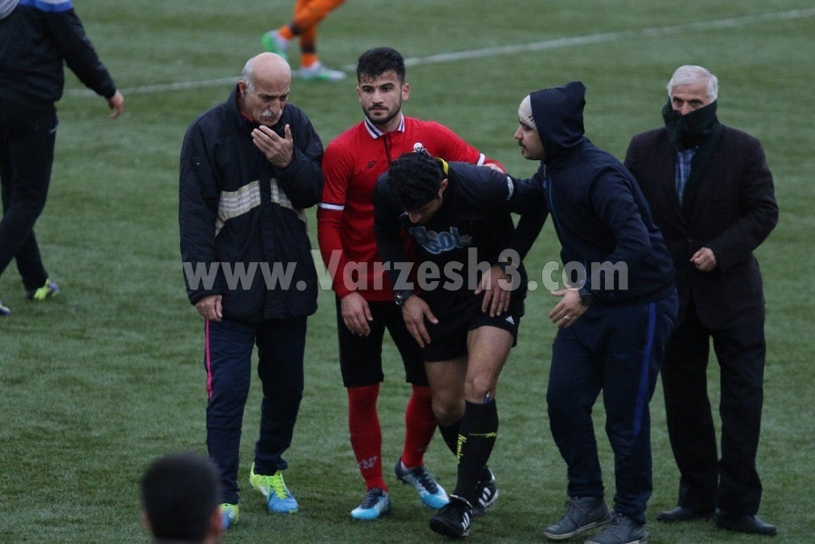 ضرب و شتم داور لیگ برتری در یک دیدار استانی +تصاویر