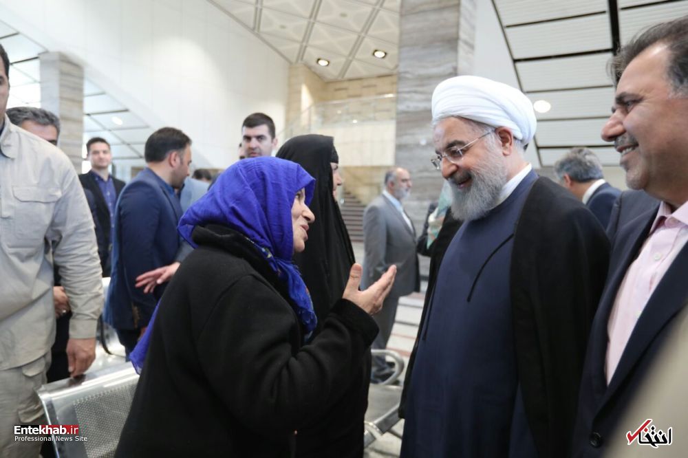 تصاویر : افتتاح اتصال راه آهن کرمانشاه به شبکه سراسری راه آهن کشور با حضور روحانی