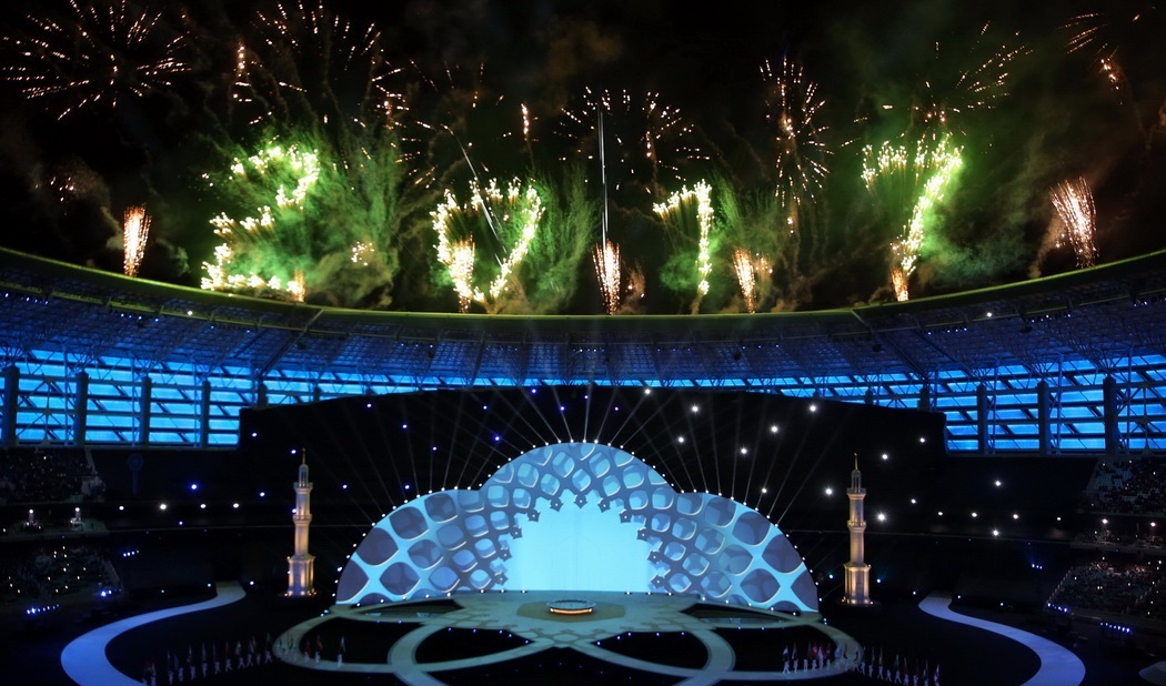 تصاویر : مراسم افتتاحیه بازی‌های کشورهای اسلامی2017باکو