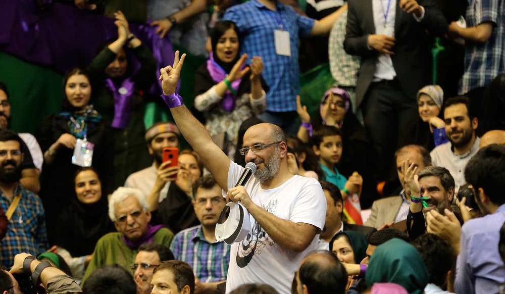 تصاویر : همایش انتخاباتی حسن روحانی