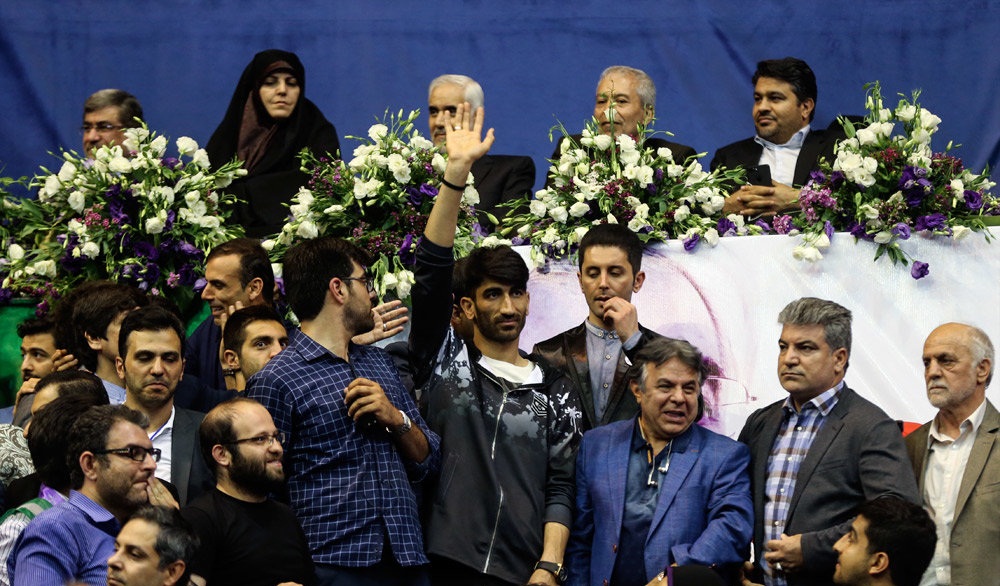 تصاویر : همایش انتخاباتی حسن روحانی