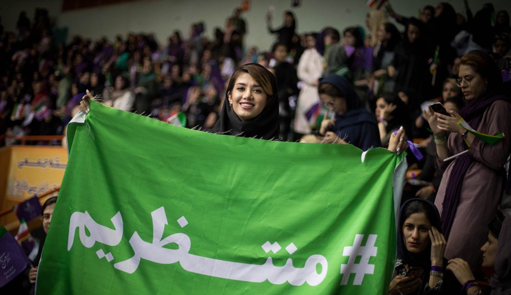 تصاویر : همایش انتخاباتی حسن روحانی