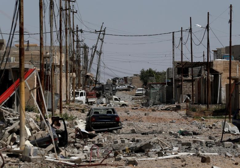 تصاویر : شهر ویرانه‌ای که از چنگال داعشی‌ها نجات می‌یابد
