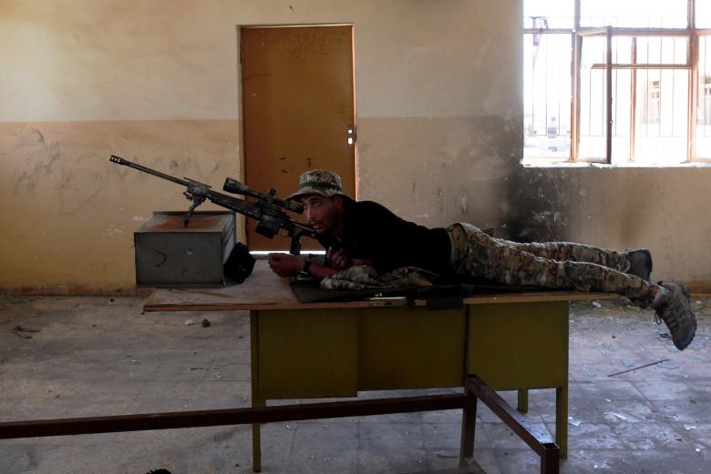 تصاویر : شهر ویرانه‌ای که از چنگال داعشی‌ها نجات می‌یابد