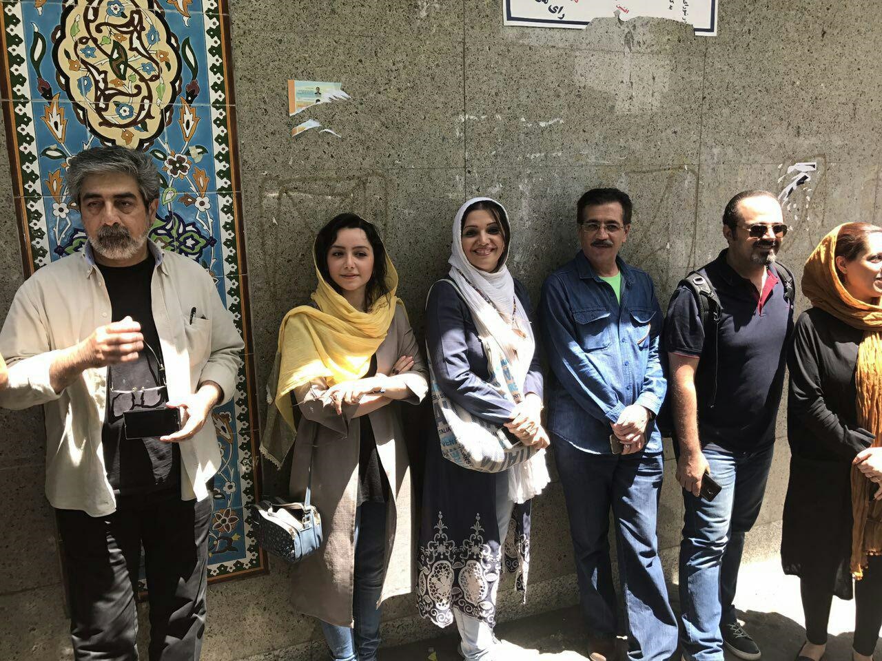 تصاویر : حضور پررنگ چهره های سینما و ورزشکاران در انتخابات96