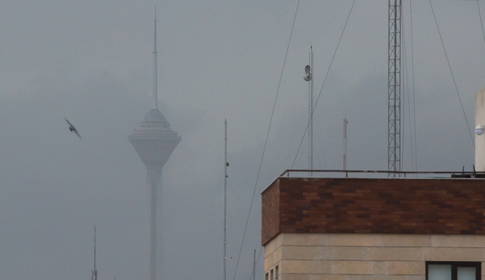 تصاویر : وزش باد شدید و طوفان در تهران