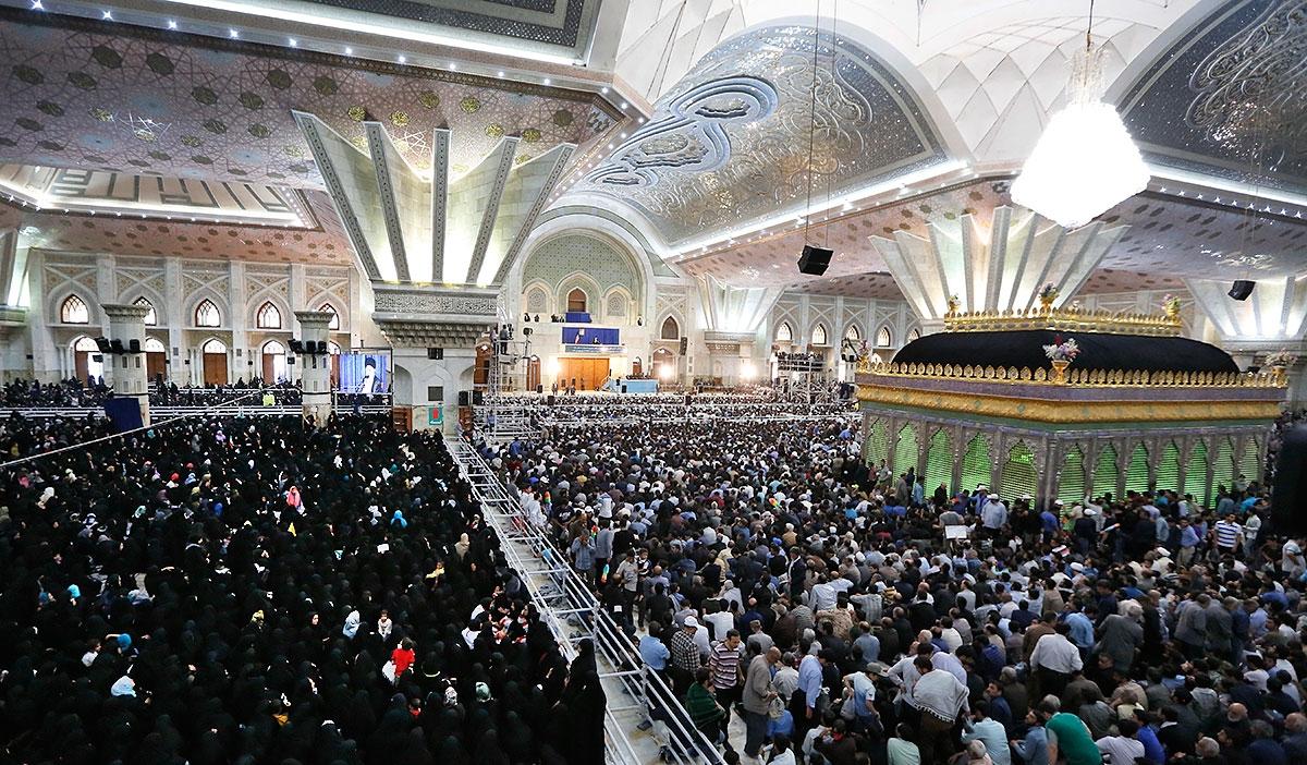 تصاویر : سخنرانی رهبر معظم انقلاب در بیست و هشتمین سالگرد ارتحال امام خمینی(ره)