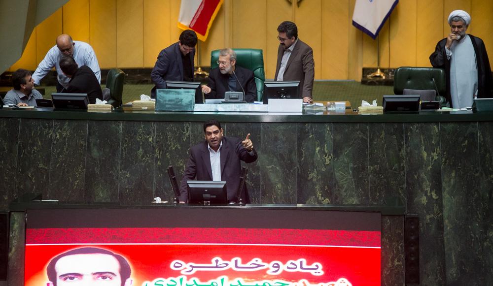 تصاویر : صحن علنی مجلس شورای اسلامی بعد از حادثه  ترور