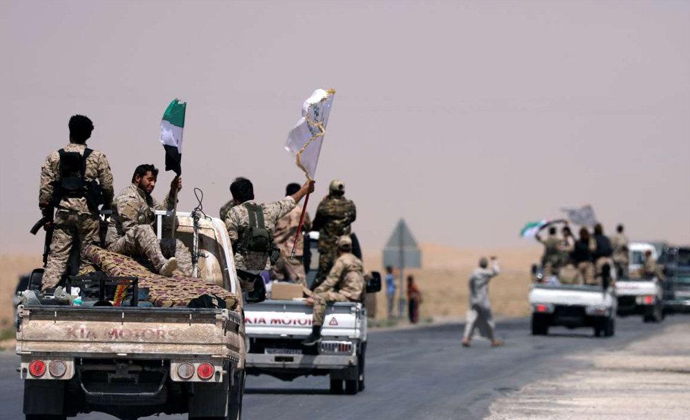 تصاویر : نبرد برای گرفتن رقه از داعش‎