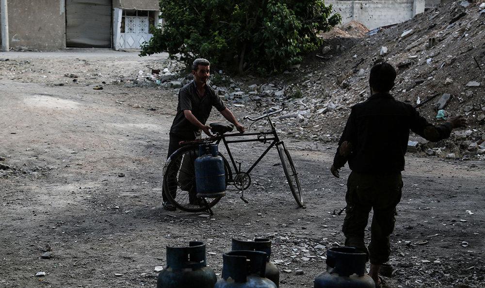 تصاویر : کمبود سوخت در سوریه‎