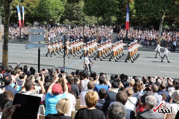 تصاویر : ترامپ در رژه نیروهای مسلح فرانسه