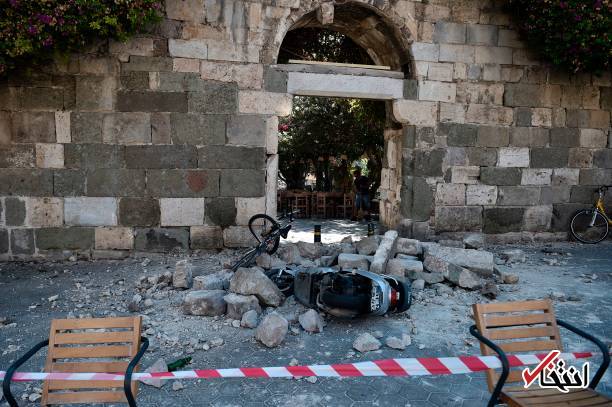 تصاویر : ده‌ها کشته و زخمی بر اثر زلزله در ترکیه و یونان
