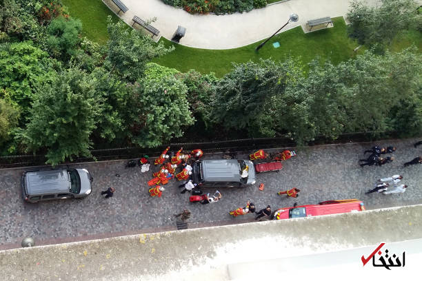 عکس/ خودرویی در حومه پاریس سربازان را زیر گرفت