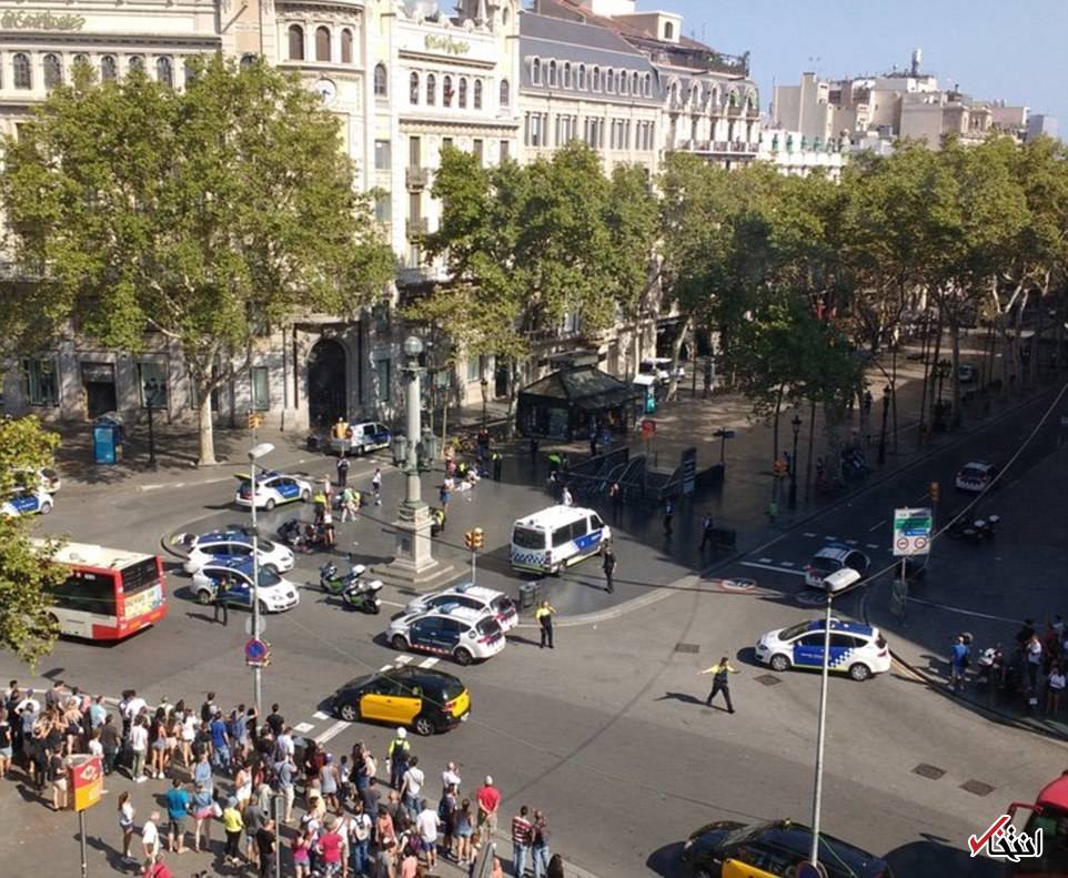 تصاویر : حمله تروریستی داعش در شهر بارسلون