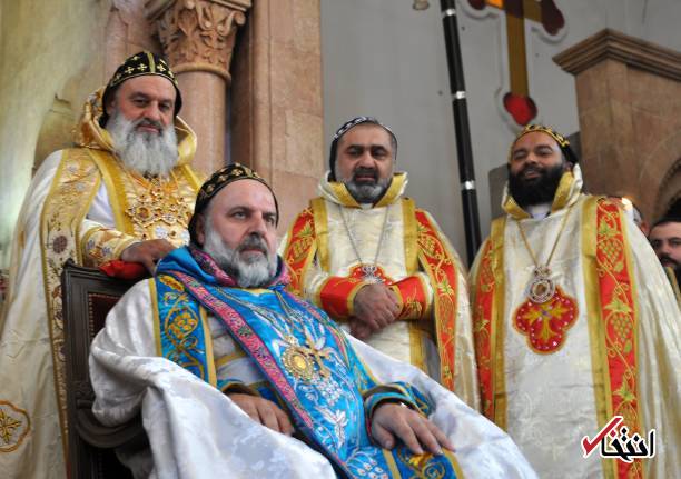 عکس/ آغاز به کار اسقف جدید حسکه سوریه پس از ۴ سال